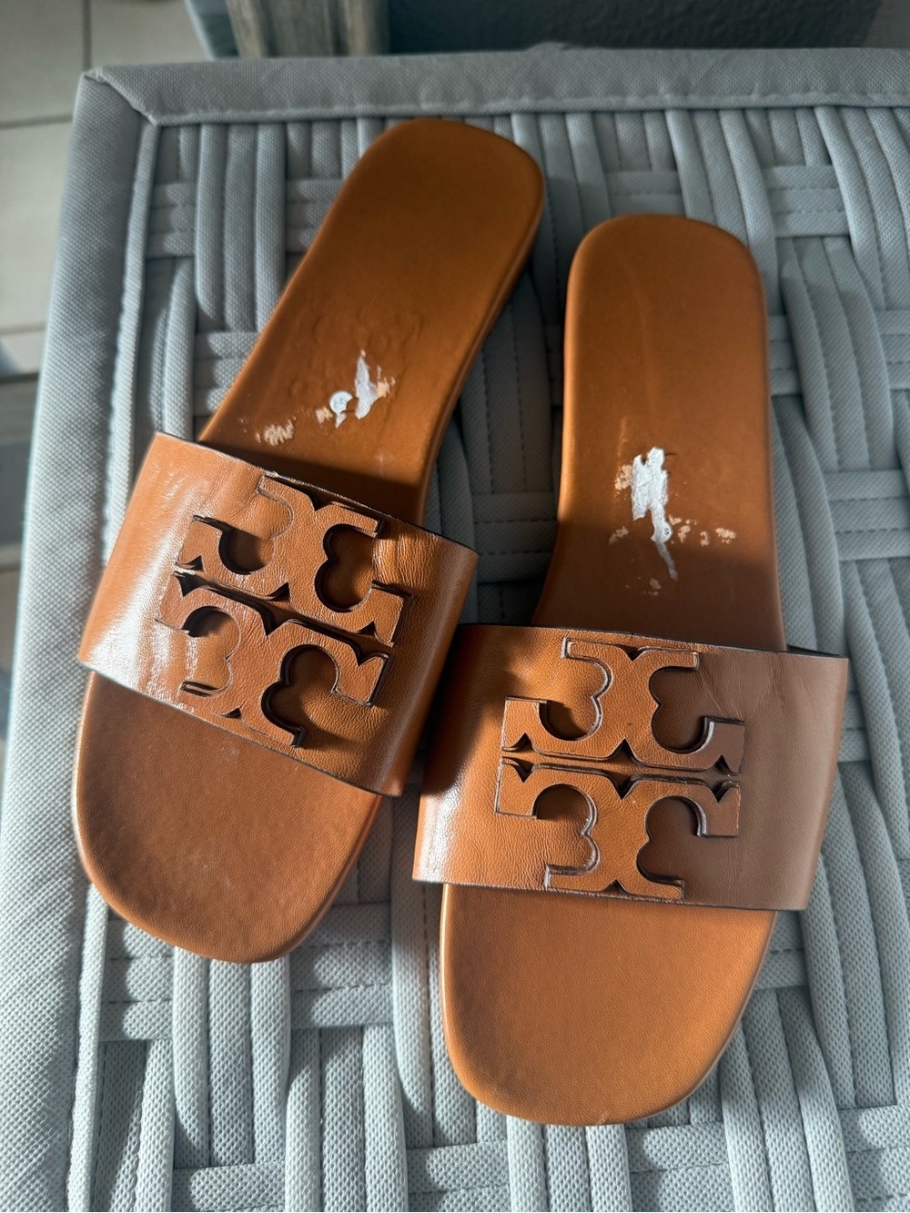 Tory Burch Inés single-band Slide Sandals - Picture 2 of 5